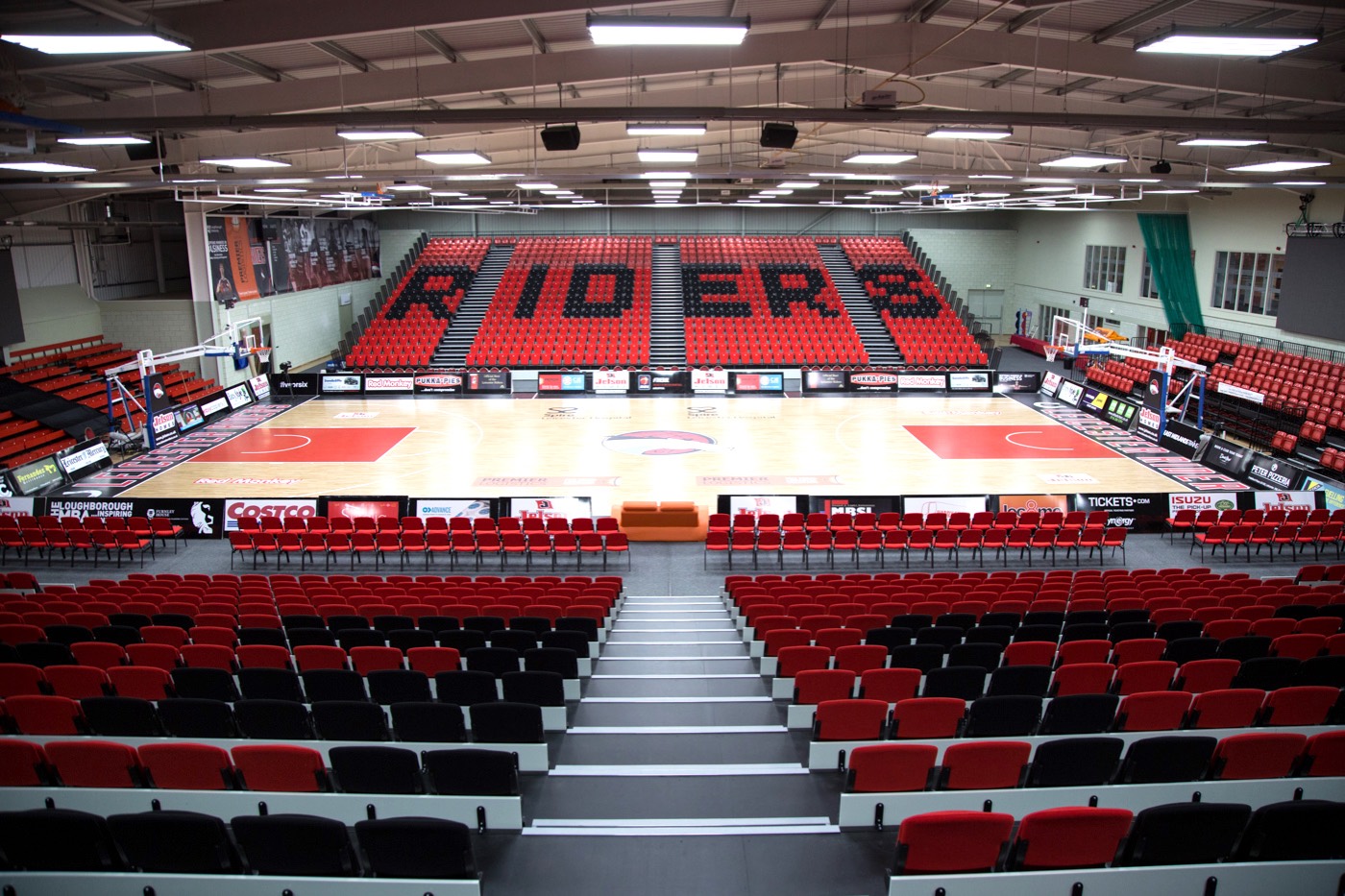 Exterior view of Mattioli Arena in Leicester